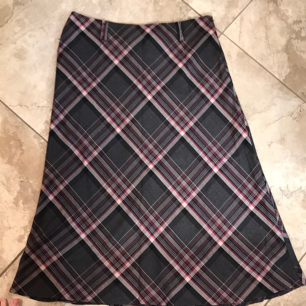 NYCC Plaid Midi Skirt Vintage